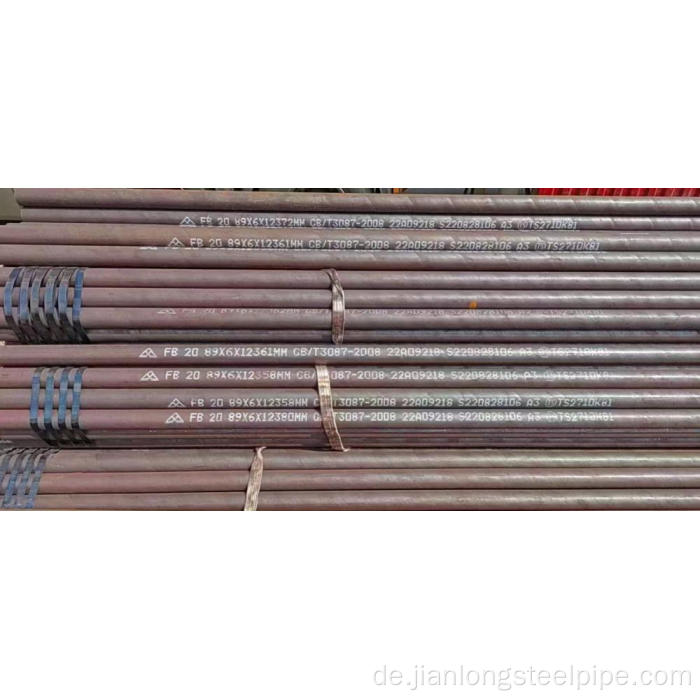 Kostengünstige Q235b nahtlose Kohlenstoffstahlrohre